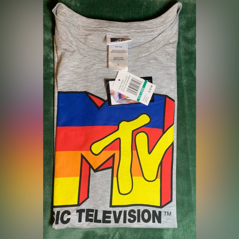 Freeze New York MTV graphic t-shirt, Size L, poly/cotton blend NEW (4252)